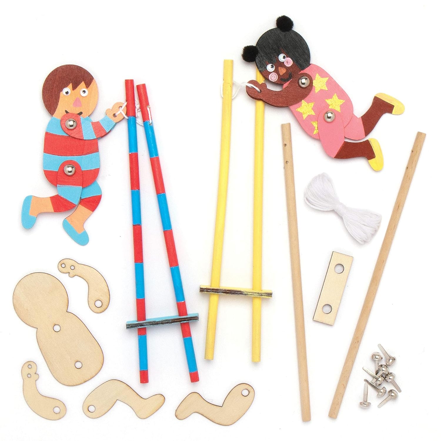 70% Off Discount Baker Ross AX121 Wooden Flipping Acrobat Kits - Pack of 3, Woodcrafts for Kids to Design, Paint, Decorate and Then Use Buy 1 get 1 🔥 Baker Ross AX121 Wooden Flipping Acrobat Kits - Pack of 3, Woodcrafts for Kids to Design, Paint, Decorate and Then Use