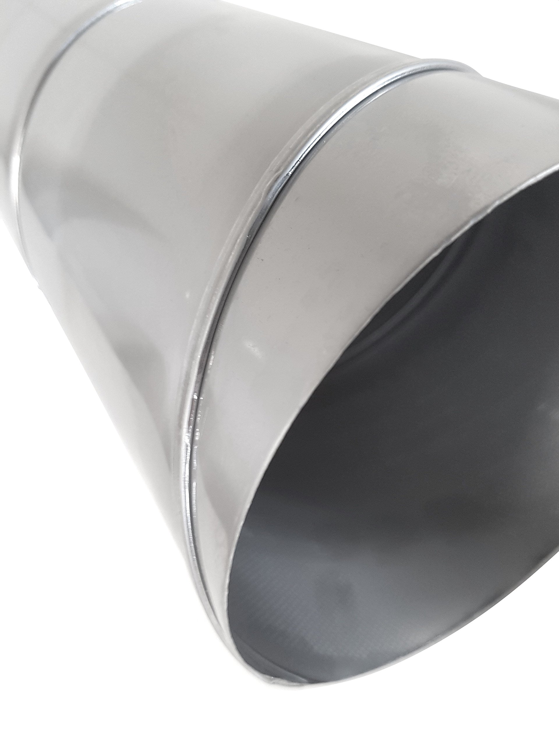 Intelmann Edelstahl Wickelfalzrohr Ø 180 Länge 1000 mm