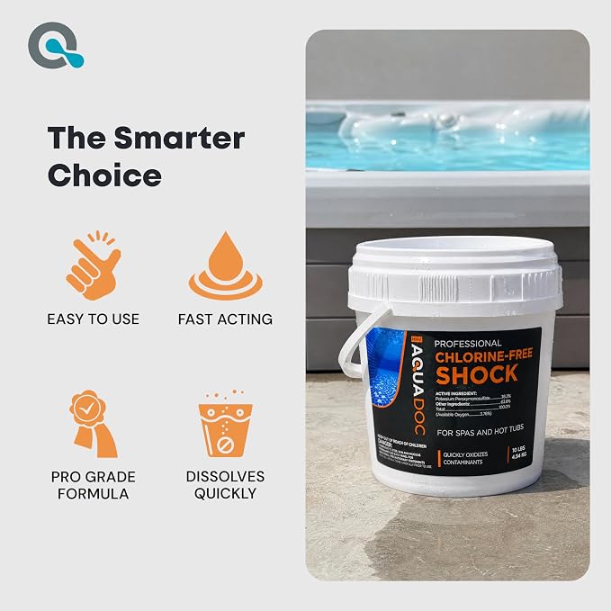 AquaDoc Non Chlorine Hot Tub Shock 10 lb miniatura 5