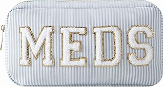 uekeboag Seersucker - Bolsa de maquillaje de ...