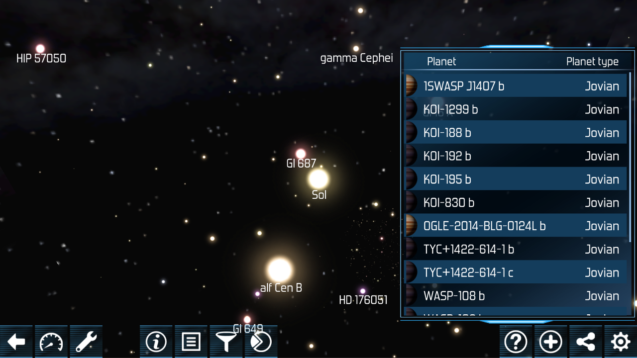 Exo planet Explorer - 3D space simulator - App on the Amazon Appstore