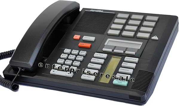 Nortel/Meridian M7310 PBX Black 4-7 Line Telephone with Speaker Norstar NT8B20