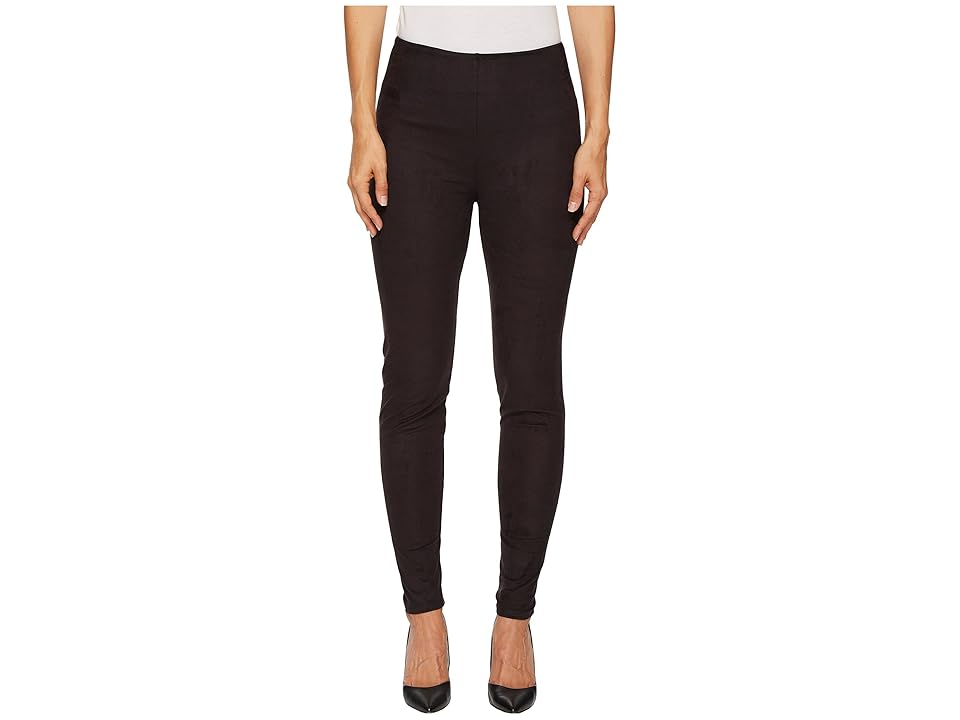 

Lysse High-Waist Faux Suede Leggings (Black) Women's Casual Pants