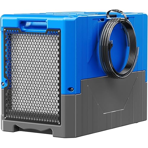 190Pints High Efficiency Commercial Dehumidifier for Basements-6000 Sq.Ft. Industrial Grade Dehumidifiers with Pump & Drain Hose for Crawl Spaces Water Damage Restoration-Auto Defrost, Memory Starting