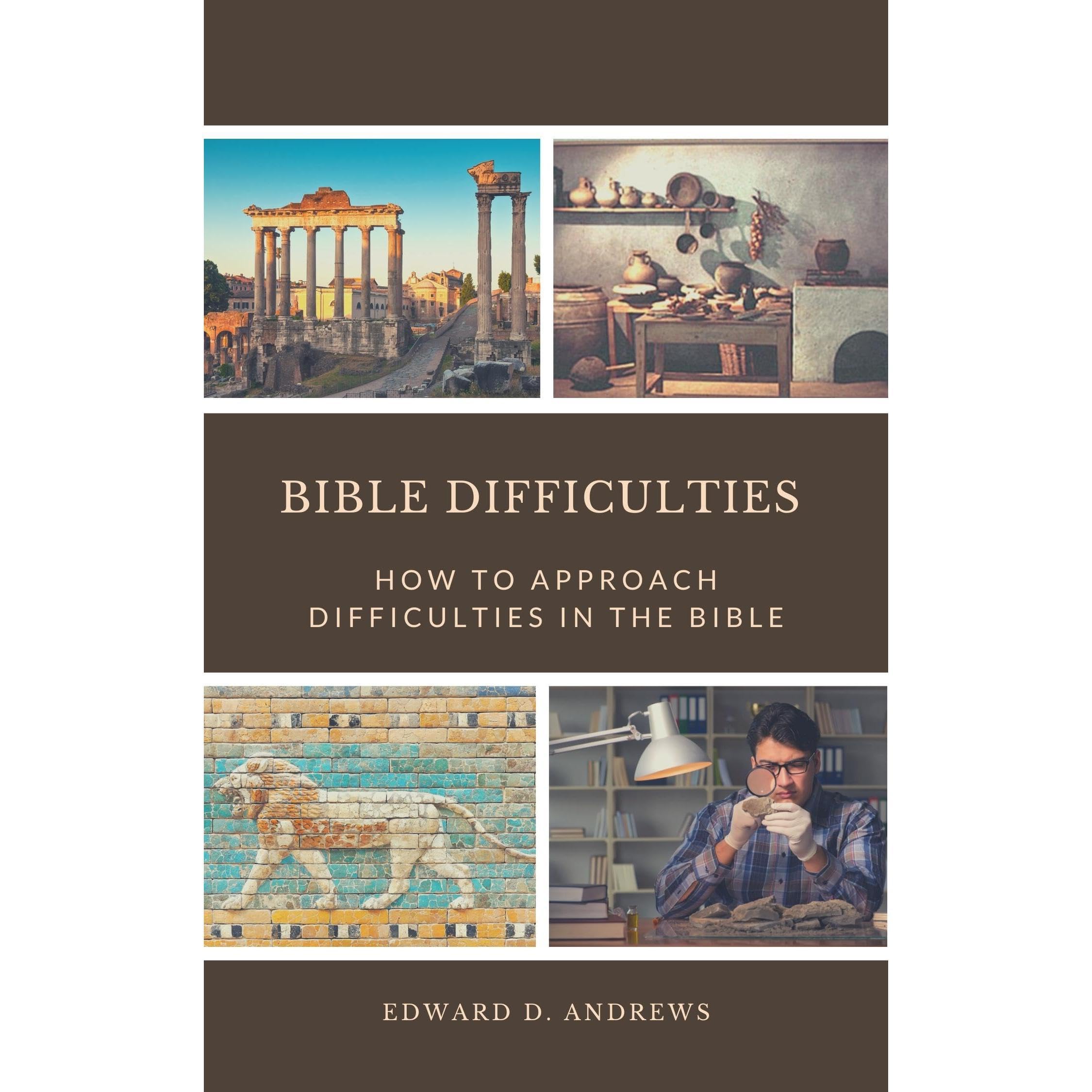 BIBLE DIFFICULTIES