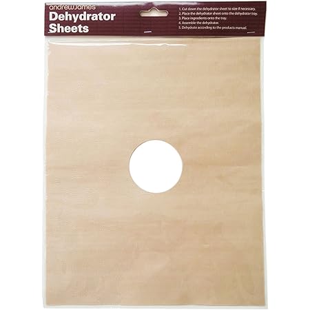 Andrew James Flexible Food Dehydrator Sheets Pack Of 6 Suitable For Most Dehydrators 37cm X 25cm Amazon Co Uk Kitchen Home