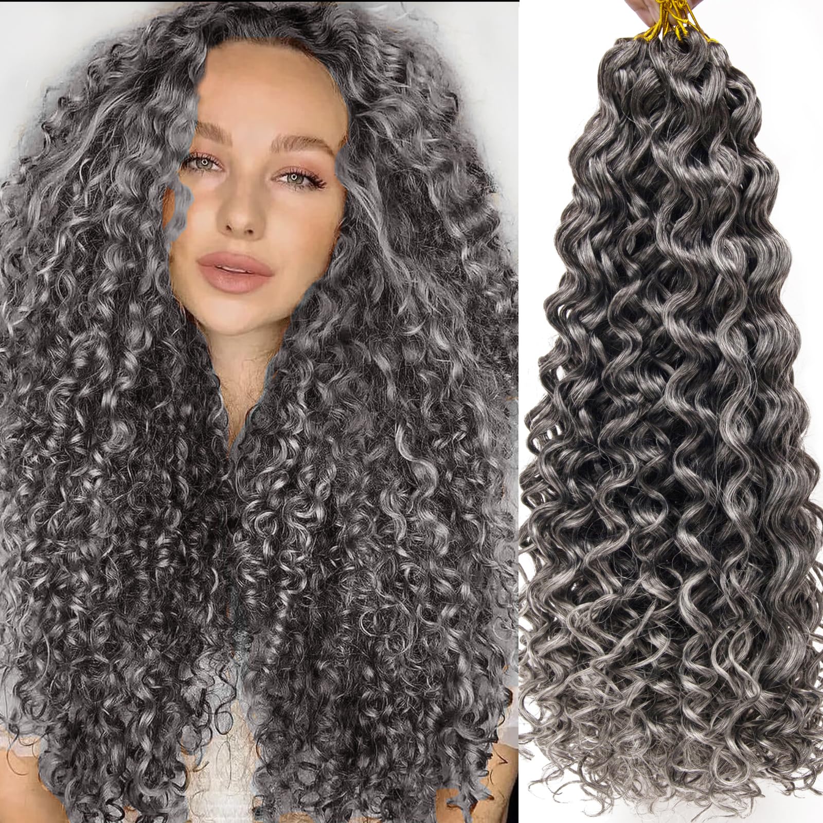 Amazon.com : YXCHERISHAIR 8 Packs Curly Crochet Hair GoGo Curl