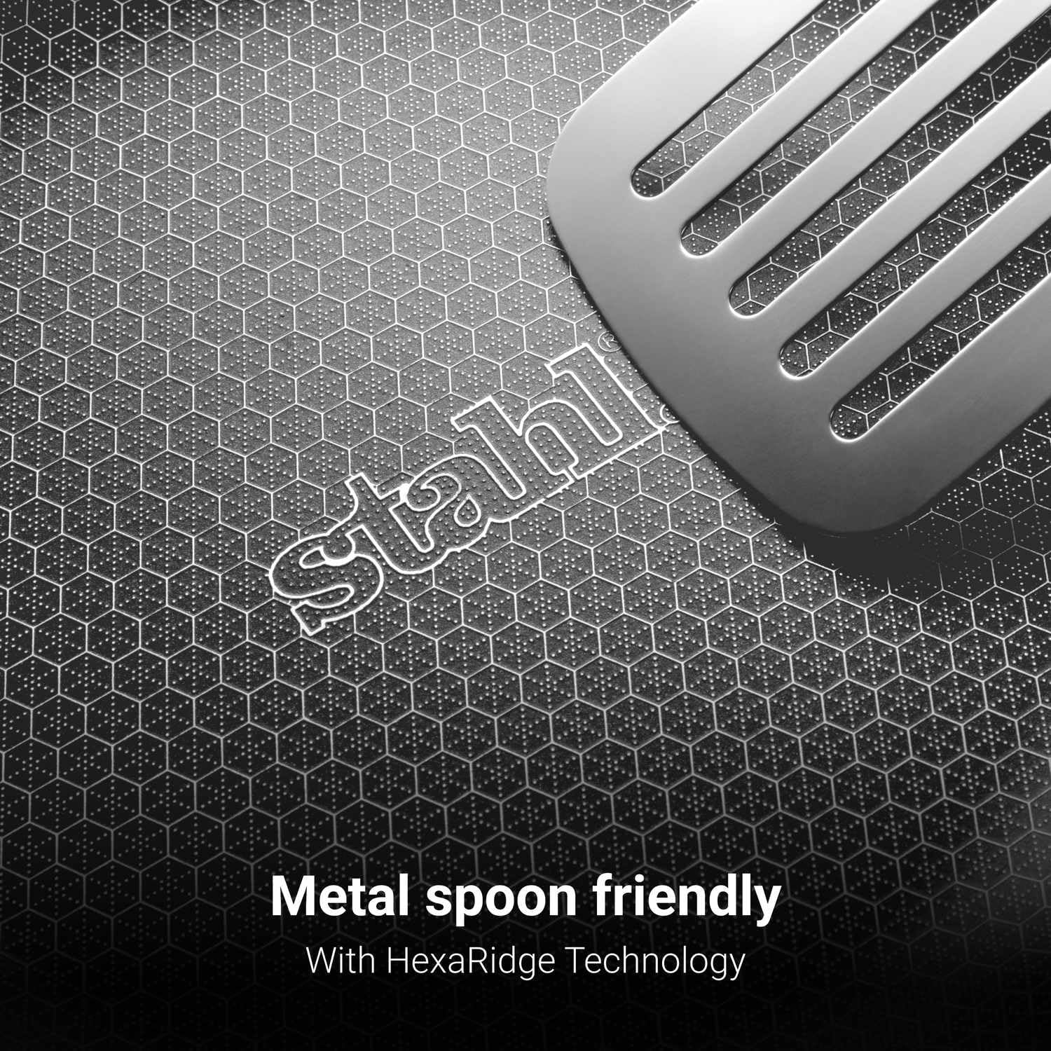 Stahl Triply Stainless Steel Non Stick Pan | Stainless Steel Frying Pan Without Lid | Fry Pan with Induction Base|Scratch Resistant Non Stick Pan | Hybrid 6438, Dia 18 cm, 0.9L (Serves 1 Person)