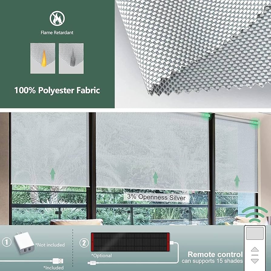 Amazon|Yoolax 電動 ロールスクリーン 防炎生地 スマートブラインド Amazon|Yoolax 電動 ロールスクリーン 防炎生地 スマートブラインド