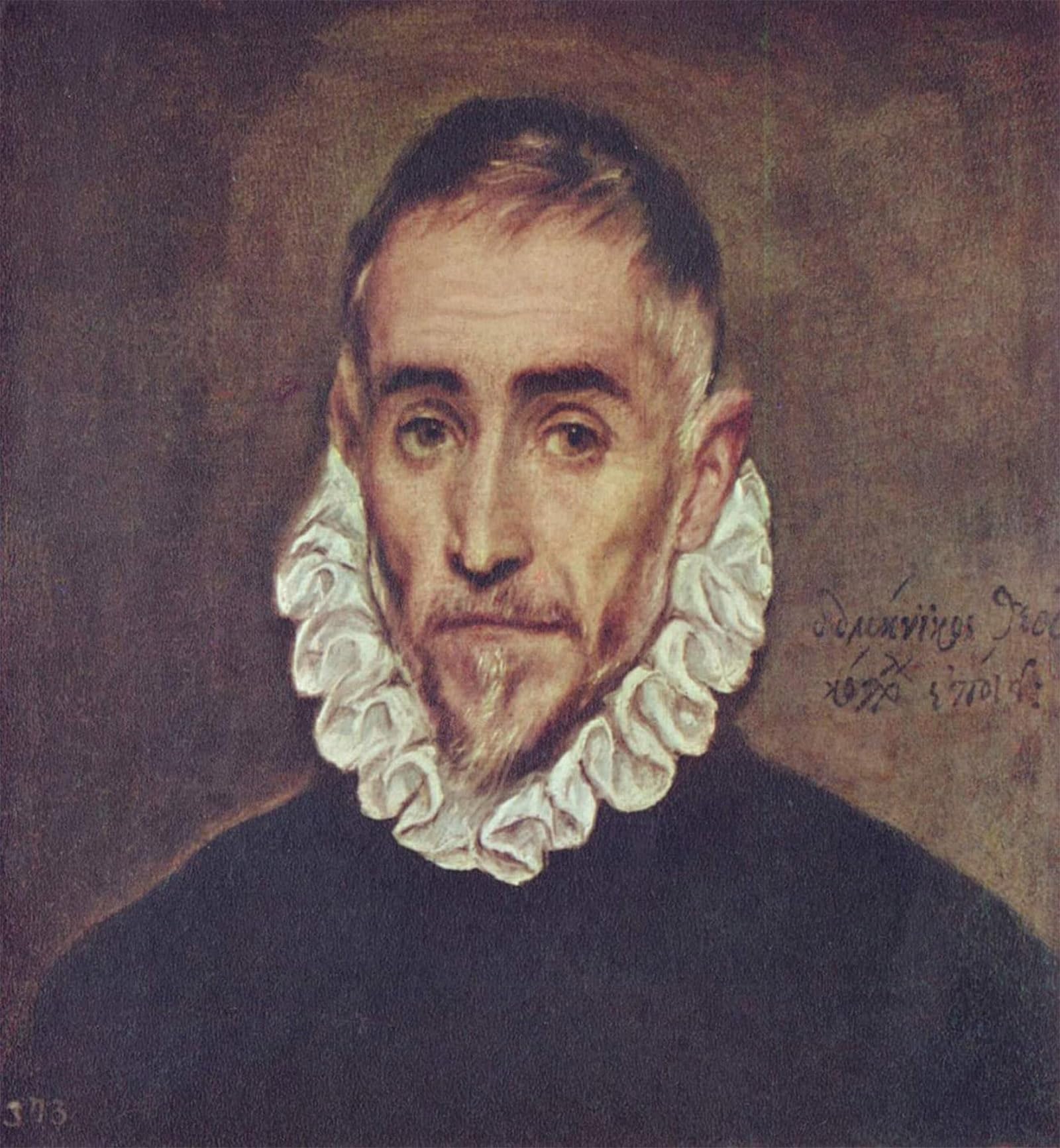 ARTXLXXBN Famous Art Print Poster Vintage Wall Art Portrait of a Gentleman by El Greco Canvas Art Poster for Home Decor 60x90cm