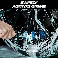 Vista 2 de VIKING Wheel Barrel Brush, Cleaning Brush for Wheels and Car Detailing Kit, Regular Diameter, 16 Inch Length, Teal, 1 Pack