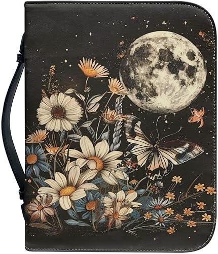 Miniatura 11 de TODIYADDU Funda de la Biblia para las mujeres, cubierta de la Biblia de la PU, suave bolsa de libro personalizada impermeable, bolsa de iglesia