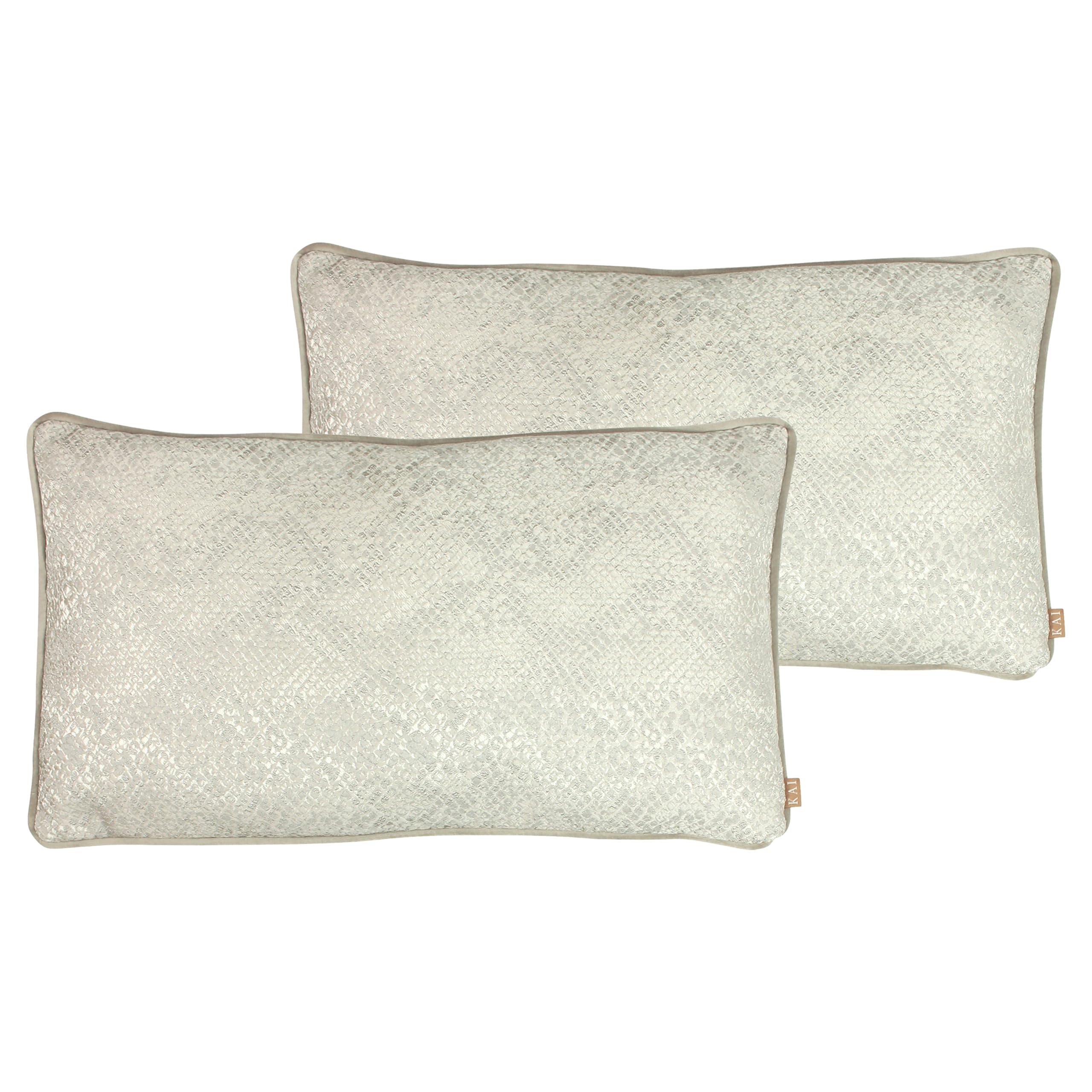 Kai Viper Feather Filled Cushions Twin Pack