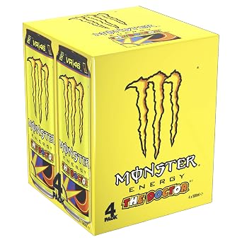 Monster Energy The Doctor VR46 Energy Drink, Citrus Flavour, 500ml Cans 24 pack