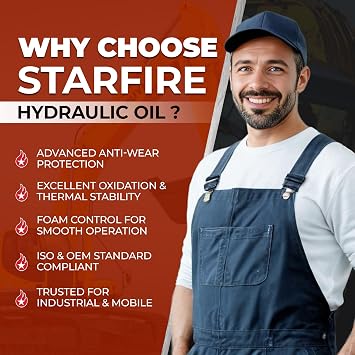 STARFIRE AW68 Anti-Wear Hydraulic Oil for Industrial/Mobile Equipment 5-Gal