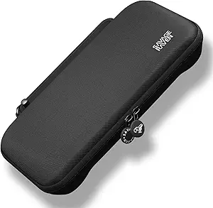 SAVAGE RAVEN by Skull & Co. Every Day Slim Carrying Case for Nintendo Switch 2: Portable Hard Shell Protective Travel Case, Gaming Console Protection- Black