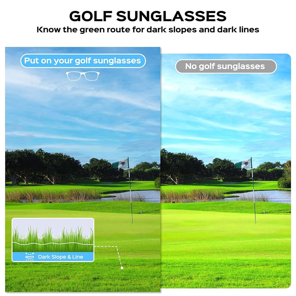 Amazon.com: ACHIX Polarized Golf Sunglasses for Men Sports