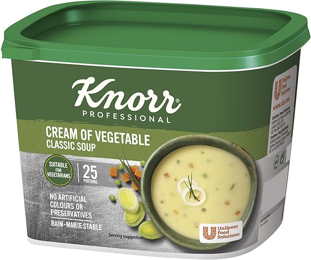 Knorr Classic Cream Of Vegetable Soup Mix, 25 Portions (Makes 4.25 Litres), 19739301