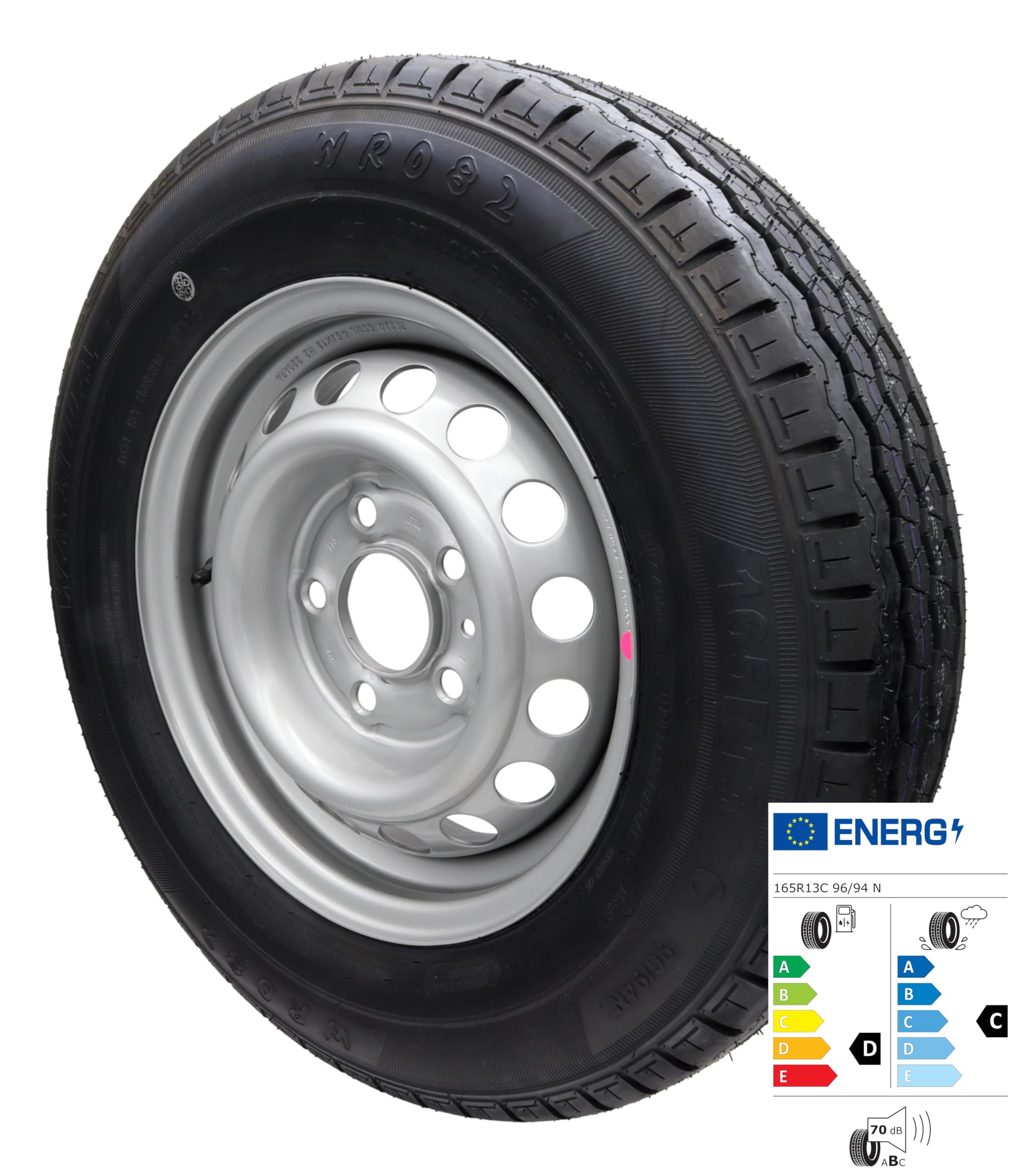 Komplettrad 165R13 C 96/94N 5x112 4,5Jx13 Felge Reifen Caravan Anhänger