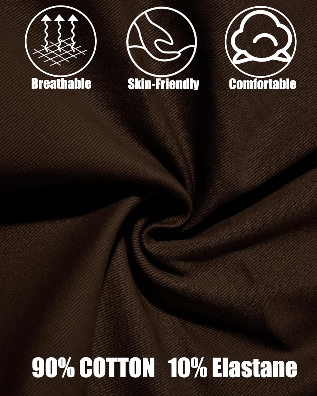 Men's Cargo Pants with Pockets Cotton Outdoor Elastic Waist Hiking Pants Casual Baggy Jogger Sweatpants - Image 7