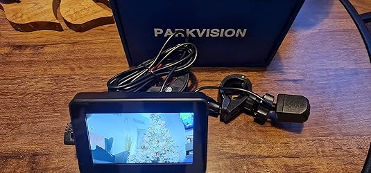 PARKVISION Bike Mirror, 1080P Bicycle Rear View Camera with 4.3