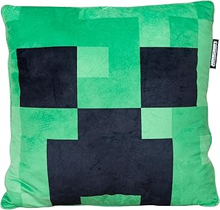 12 Minecraft Bedroom Ideas for Fun Creative Themed Spaces 72 Minecraft: Decorative Cushion-Creeper Plush Pillow, Green