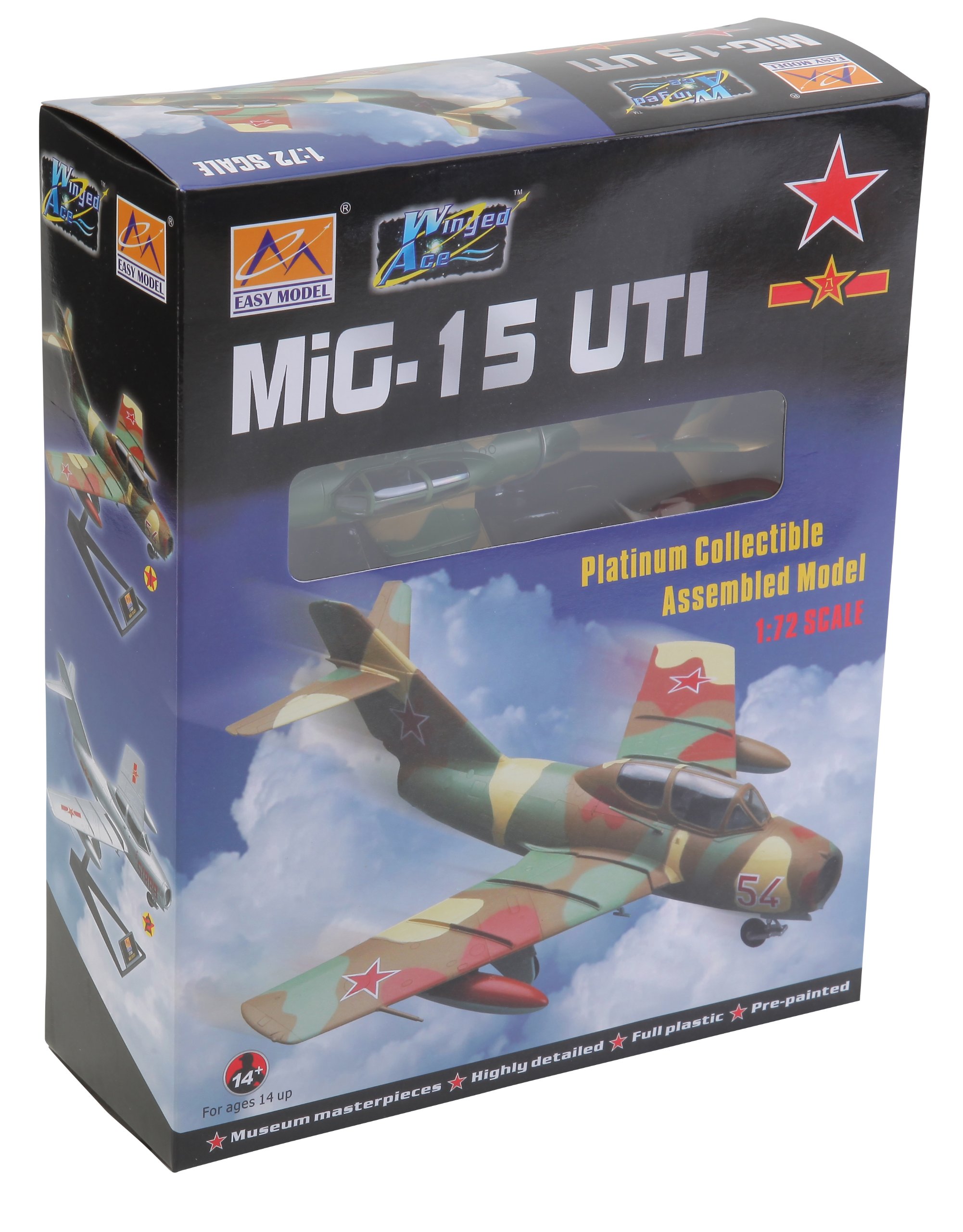 Easy Model 1:72 Scale MiG-15UTI Midget Iraqi Air Force, Late 1980" Model Kit