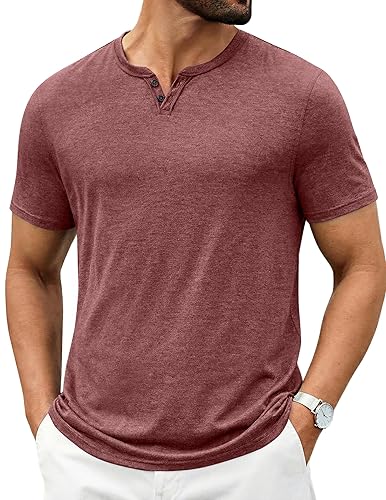 COOFANDY Men's T Shirts Short Sleeve Casual V Neck T-Shirt