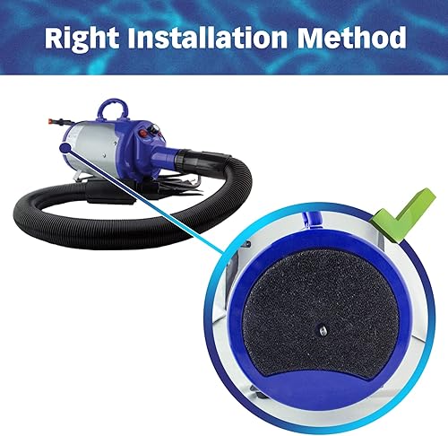 Miniatura 5 de PET STANDARD Filtro de repuesto compatible con secadora de mascotas SHELANDY paquete de 6