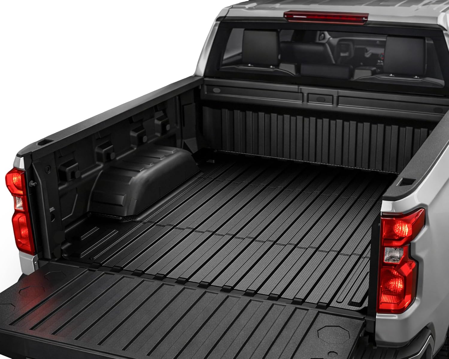 YZONA Custom Fit Truck Bed Mat for 2020-2026 Chevy Silverado & GMC Sierra 2500HD 3500HD (6.8FT Bed) – Heavy Duty TPE Bed Liner, Anti-Slip, All Weather Protection, Laser Measured