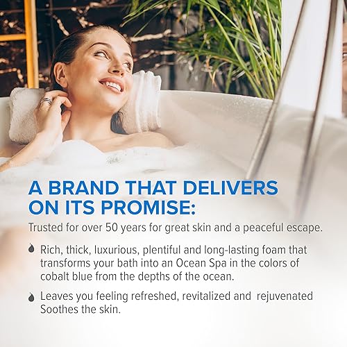 Miniatura 4 de Algemarin Baño de espuma con aroma original, aromaterapia de algas marinas europeas (paquete de 2, 16.9fl oz)
