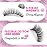 Magnetic Eyelashes with Eyeliner 5 Pairs Eyelashes Natural Look Cat Eye Lashes Magnetic Lashes with Applicator and Magnetic Eyeliner Waterproof Reusble Lashes Kit by Mavphnee