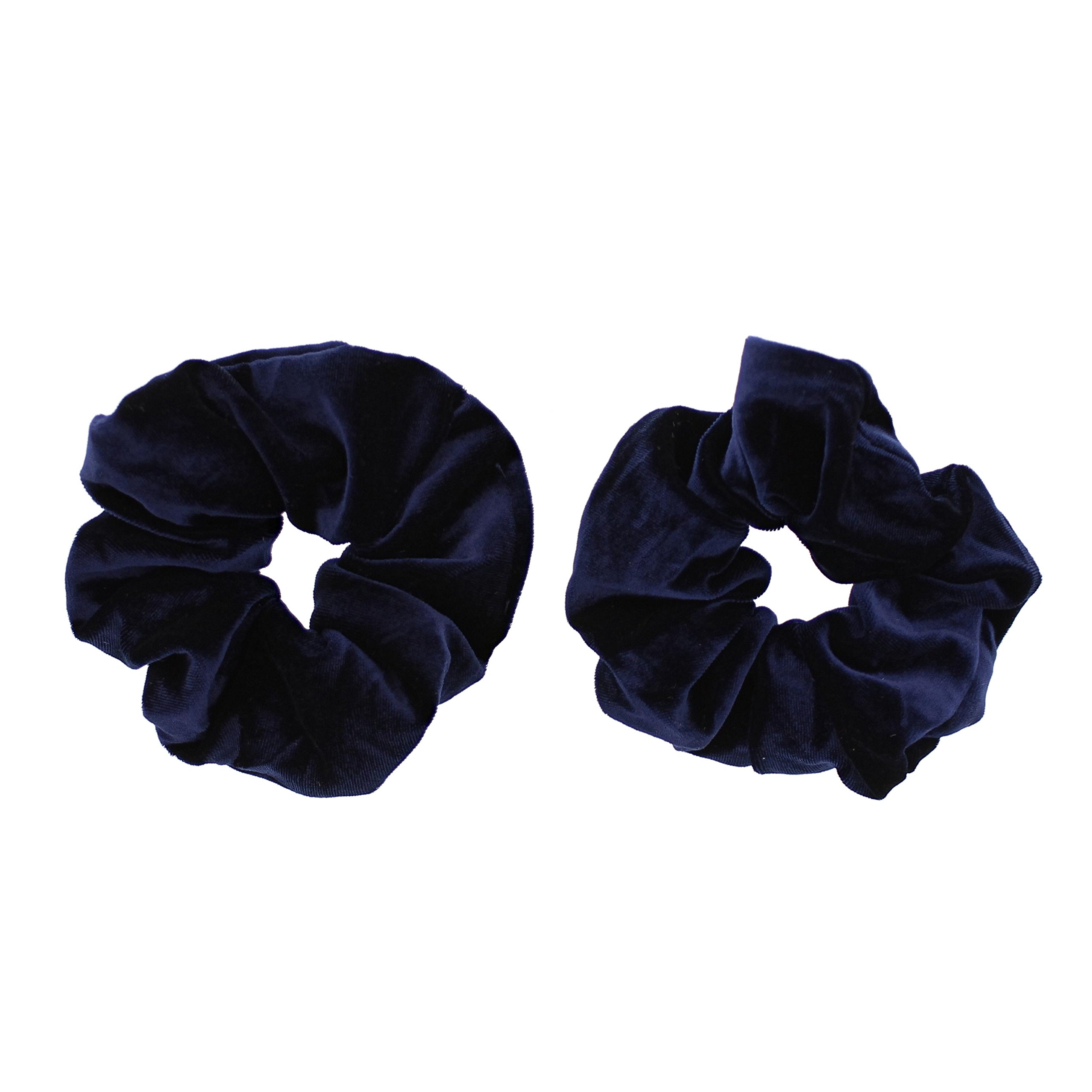 Zac's Alter Ego Pair of Luxurious Velvet Hair Scrunchies - Variety of Colours