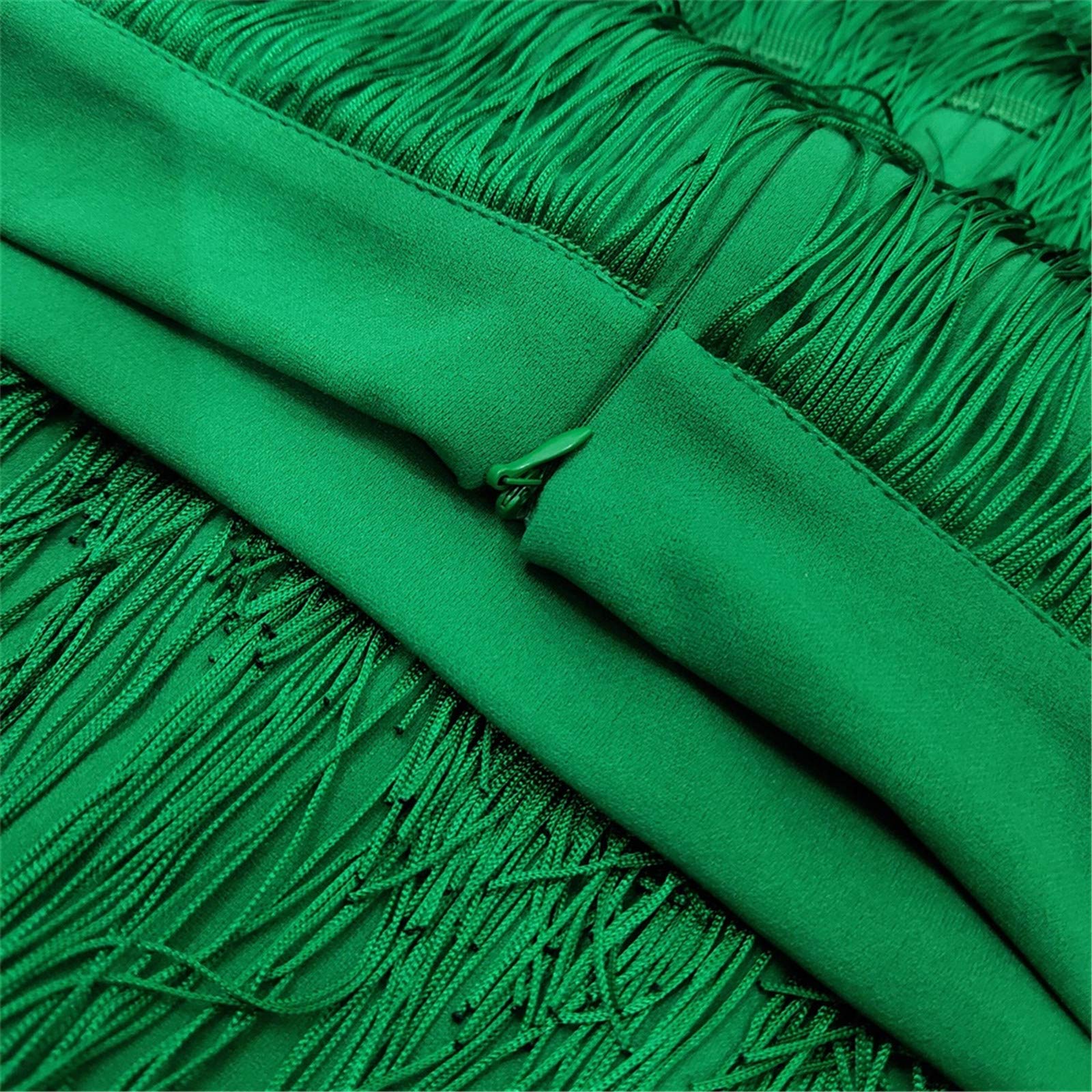 Gonne Aderenti da Donna con Frange a Matita Elasticizzate Gonne a Vita Alta con Nappe Sottili da Donna