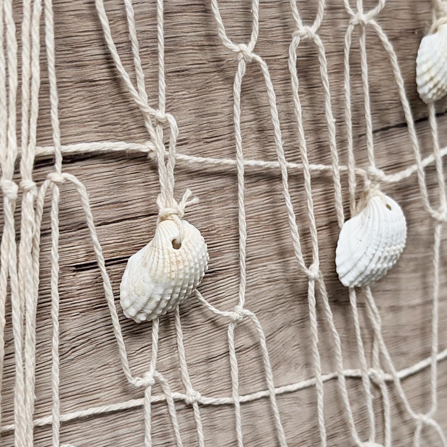 Deko-Fischernetz Mit Muscheln - 150x150 Cm, Perfekt Zum Aufhängen Für Foto-Shootings