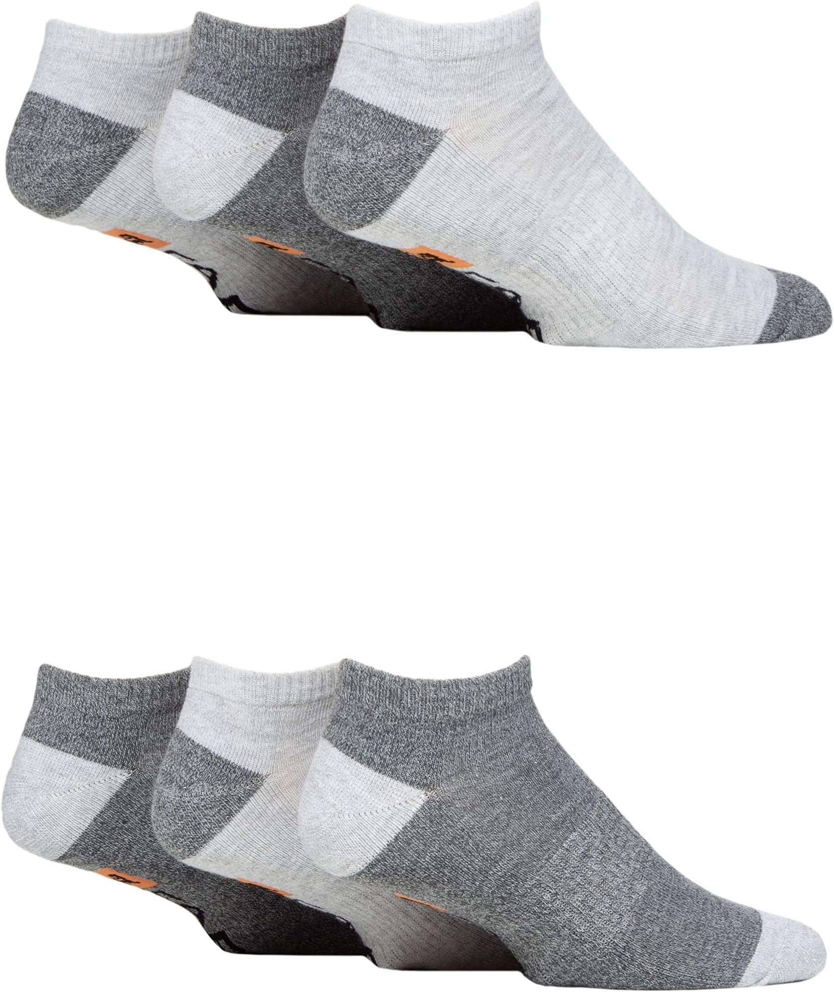 Mens Trainer Socks Plain, Patterned and Striped Low Cut No Show Liners Pack of 6