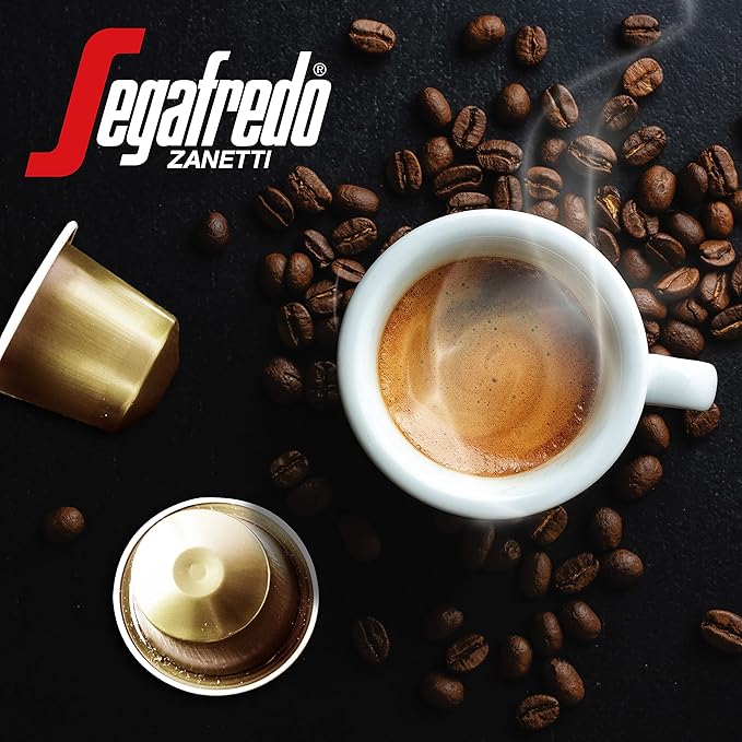 Crafted with a medium roast blend, this exceptional capsule combines the ideal ratio of Arabica and Robusta beans, resulting in a remarkably smooth and flavorsome taste, and a luxuriously rich crema. With an intensity level of 9, the Sinfonia espresso delivers a bold and invigorating flavor, catering to those who prefer a robust cup of coffee.