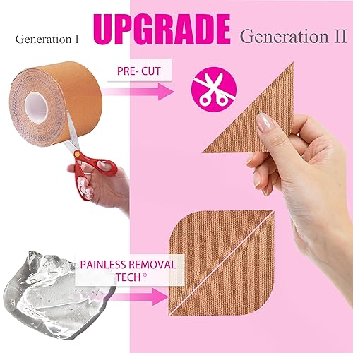 Miniatura 2 de Parches antiarrugas para la frente, 80 unidades de cinta facial precortada para arrugas, cinta de elevación miofascial para la frente, fruncie el