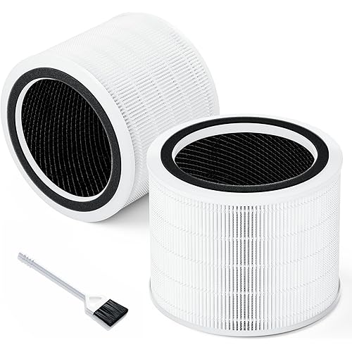 Core 200S Replacement Filter for LEVOIT Core 200S Smart WiFi Air Purifier, Funmit 3-in-1 H13 True HEPA Filter Replacement and High-Efficiency Activated Carbon, Part # Core 200S-RF, 2 Pack