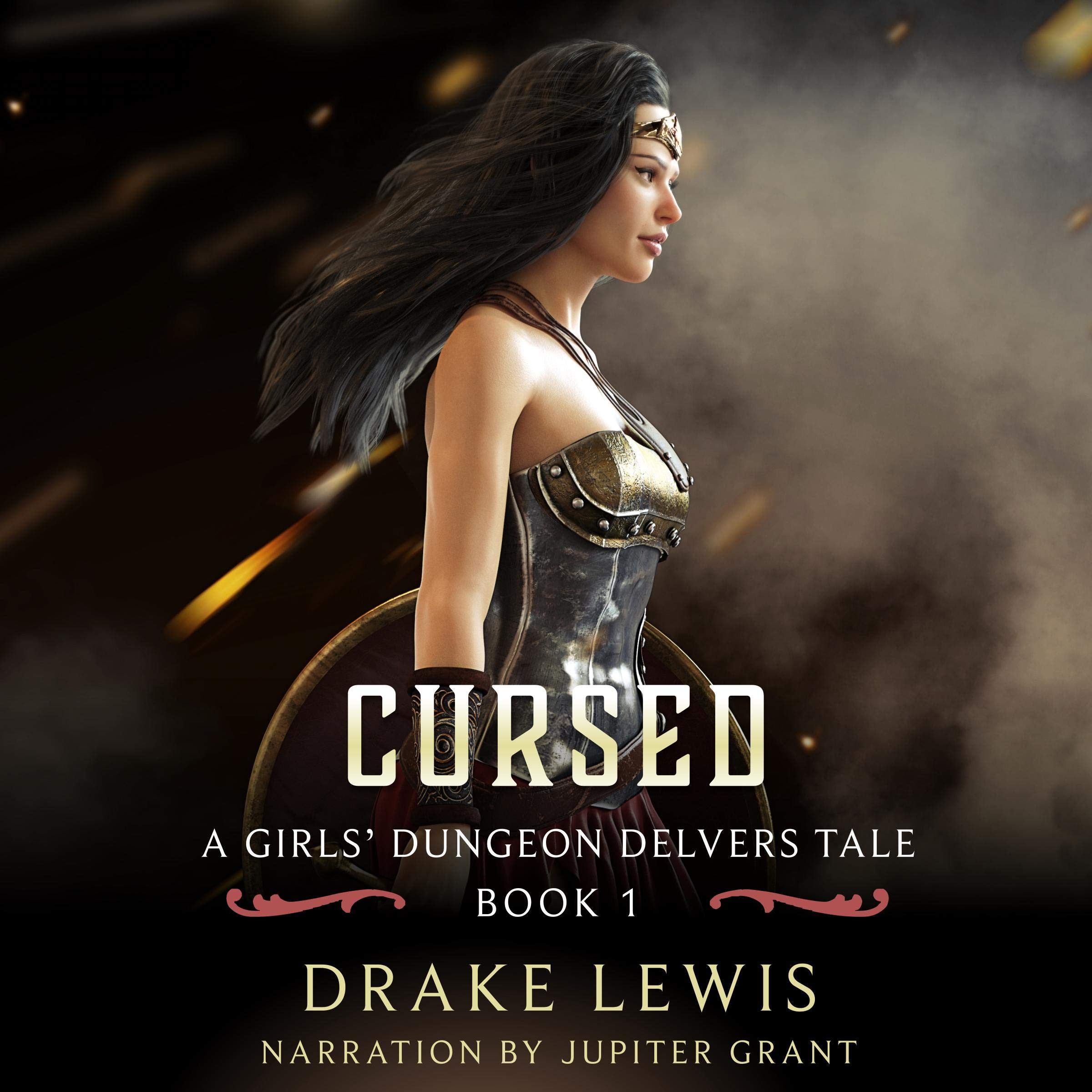 Cover art for Cursed: A Girls' Dungeon Delvers Tale, Book 1
