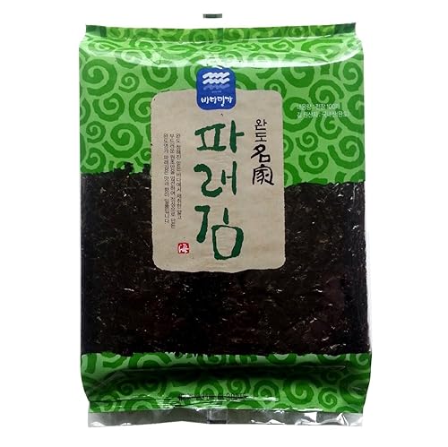 100 hojas (6.7 onzas) de algas marinas secas Nori Raw Sushi sin sazonar