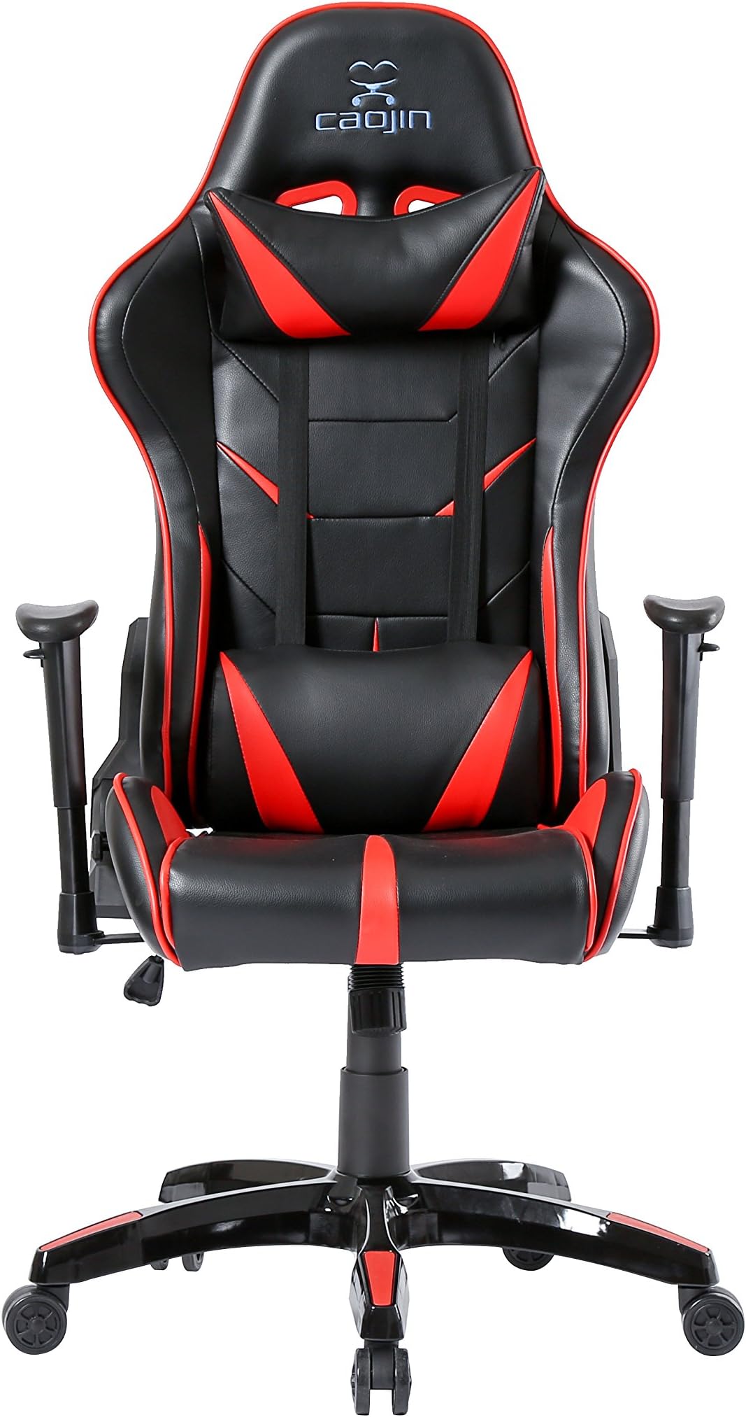 Video Gaming Chair, Ergonomic Design High-Back Computer Racing Chair, PU Leather Executive Office Chiar with Lumbar Support and Headrest