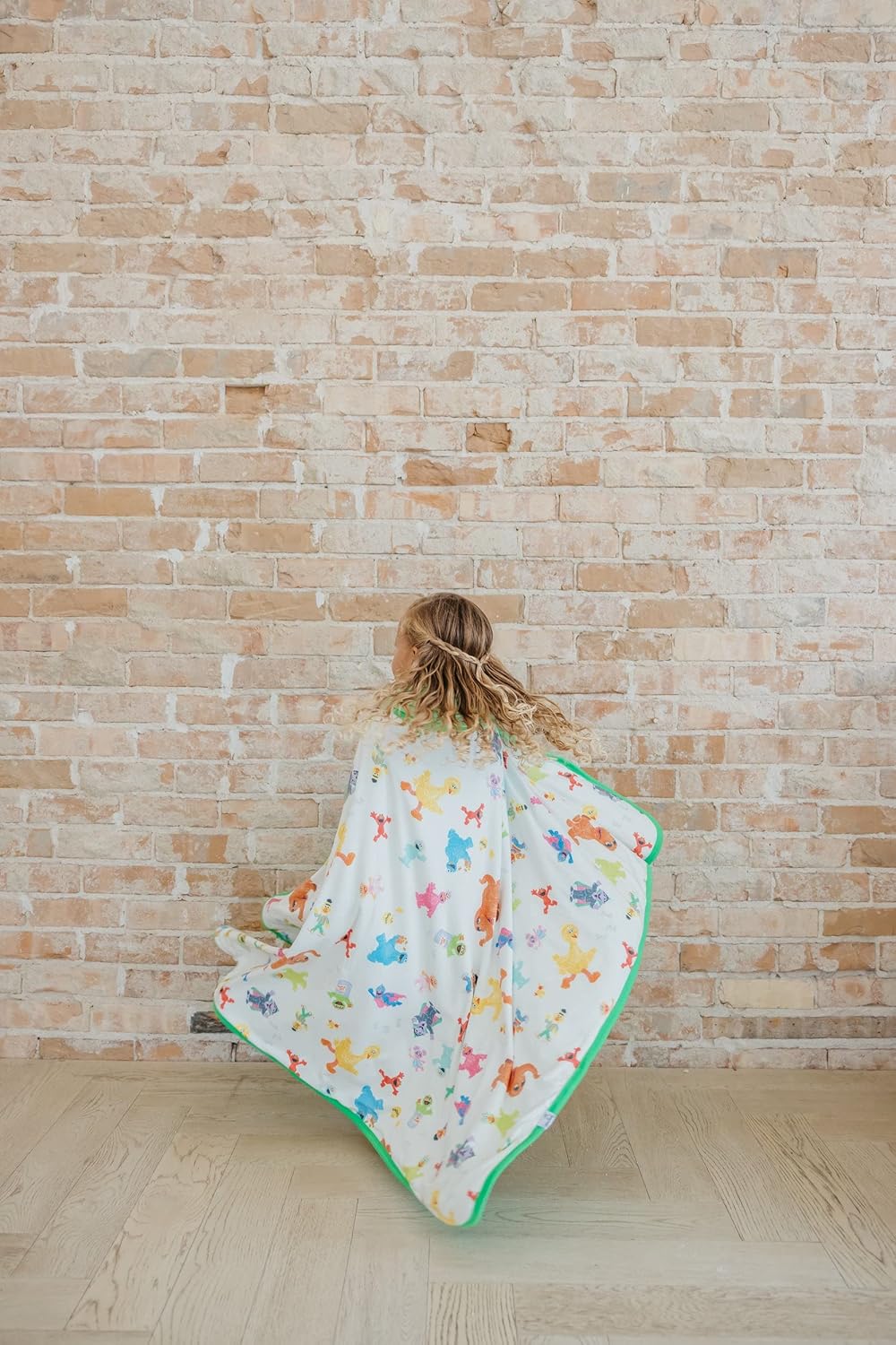 Copper Pearl Cozy Baby Quilt: Breathable Three-Layer Blanket for Boys & Girls, Newborns to Toddlers, 46x46 Premium Polyester/Rayon, Sesame Friends Pattern