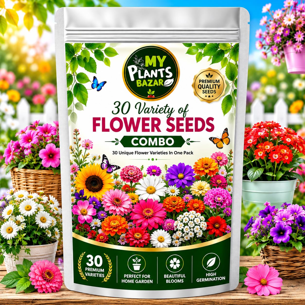 Summer Veg Seeds Combo - 600+ Seeds FREE SHIPPING -6