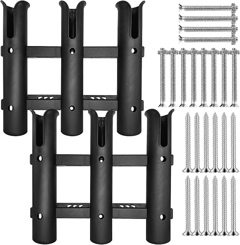 2Pcs RNDG850 rod-holder, Black