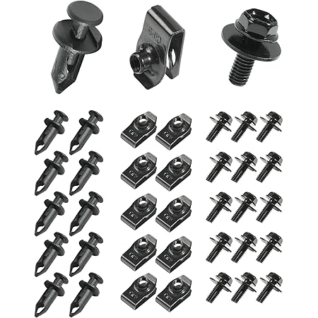 Pack Of 12 New GM Cars & Trucks Bumper Fascia Fender Liner Special Nuts Retainer - Foto 2