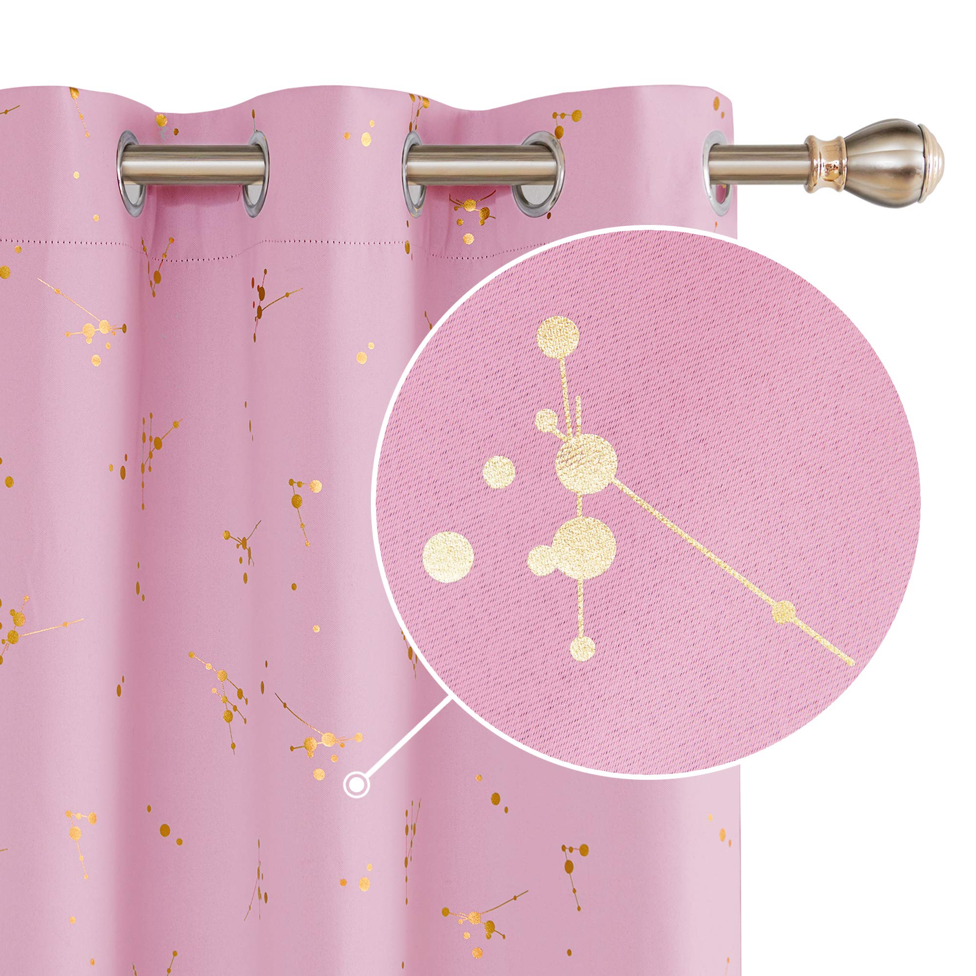 Pink Childrens Bedroom Curtains Curtains & Drapes