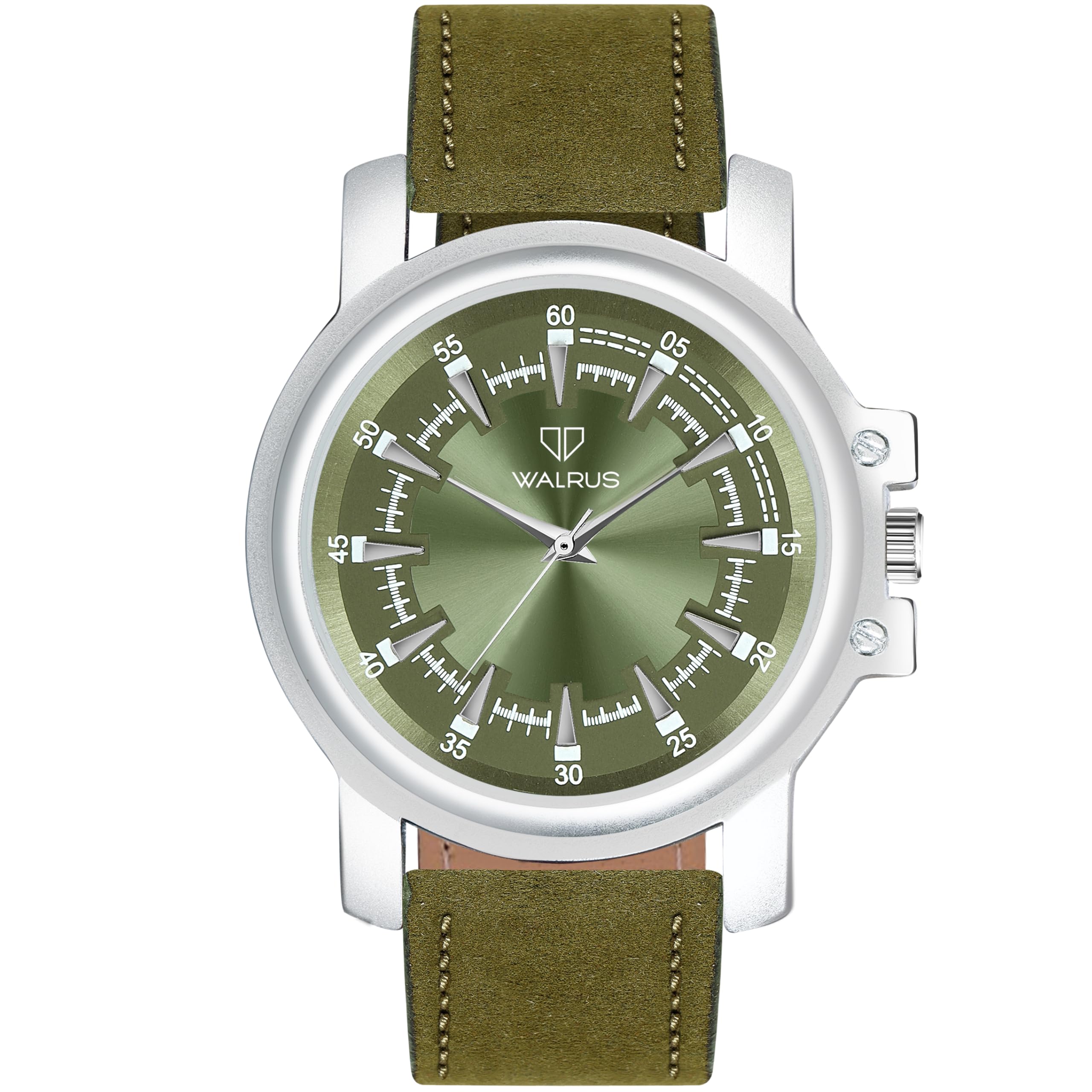 Walrus Urban Series Green Dial 38.5mm Men’s Watch, Green Vegan Leather Strap 22mm, Stylish & Modern Style | Old Money Style Watch | Perfect for Formal and Casual Wear- Perfect for Gift (B0D9QY8FKC) Amazon Price History, Amazon Price Tracker