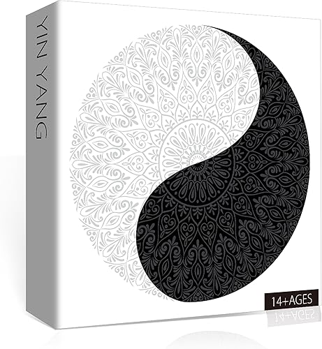 Yin Yang - Rompecabezas para adultos de 1000 piezas en adelante, rompecabezas mágico de PICKFORU difícil imposible como rompecabezas de rompecabezas