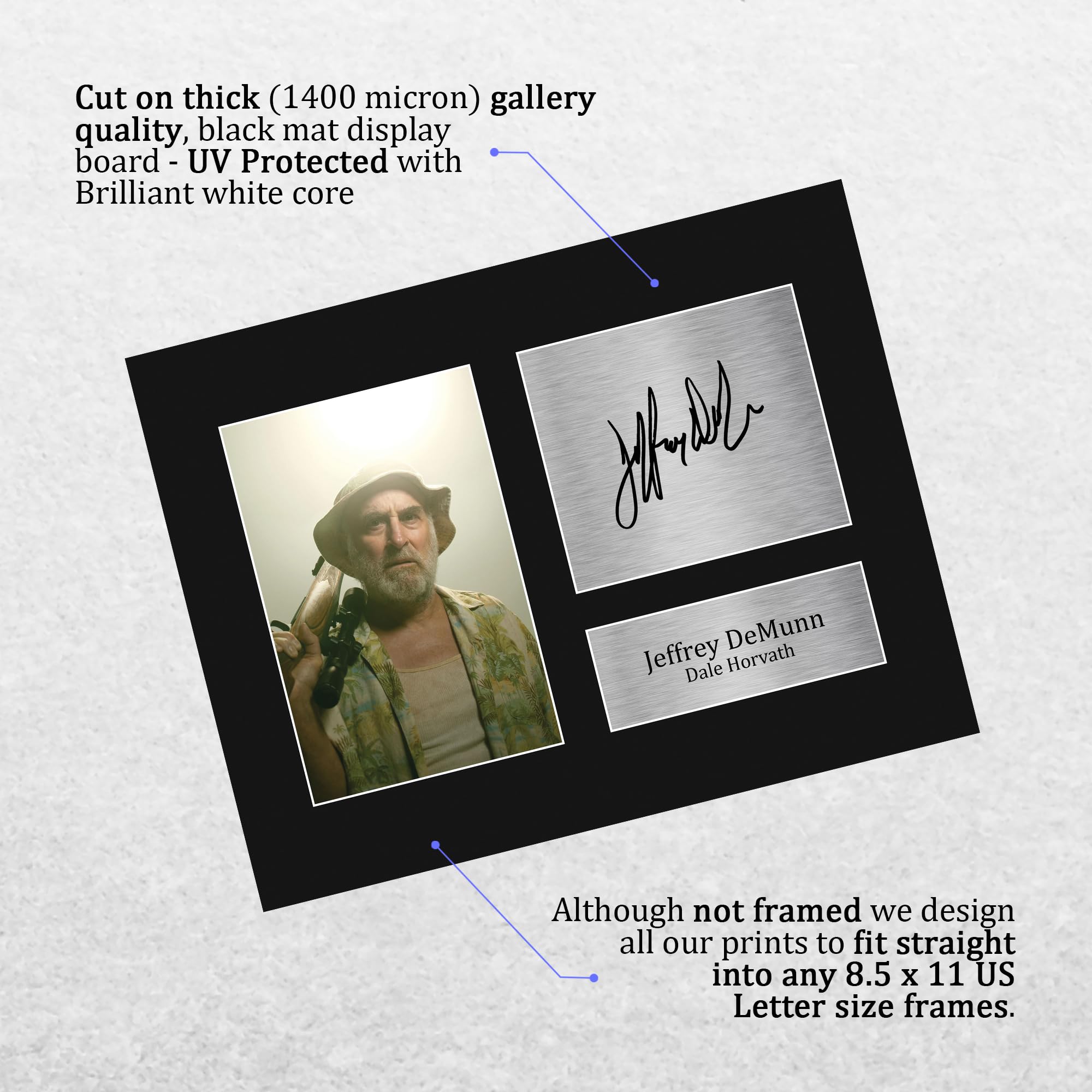 Amazon.com: HWC Trading Jeffrey DeMunn The Walking Dead Dale